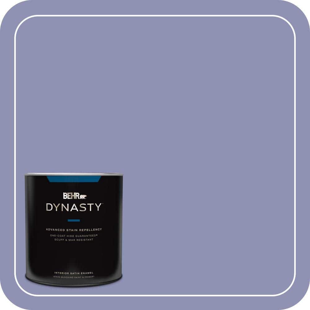 1 qt. #630D-5 Wild Wisteria Satin Enamel Interior Stain-Blocking Paint & Primer price history on PriceWatchPro