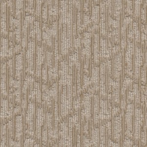 Experimental Art Argyle Brown  38 oz. SD Polyester Pattern Installed Carpet