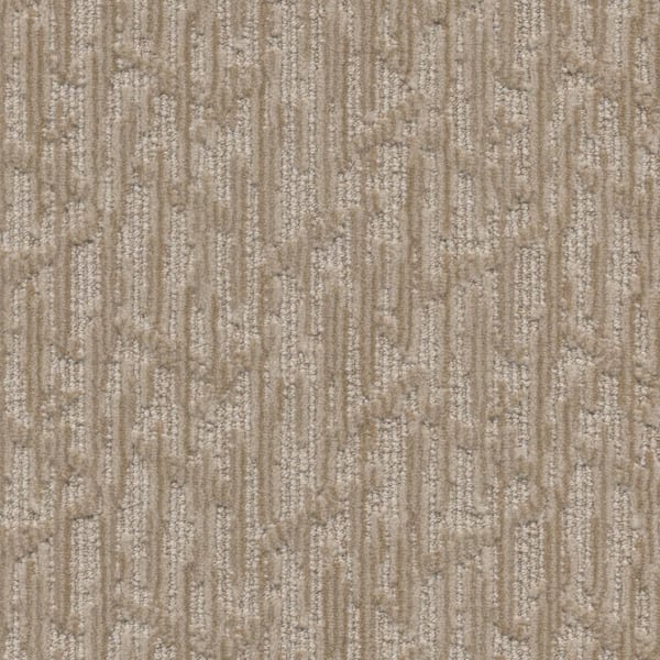 Lifeproof Experimental Art - Argyle - Brown 38 oz. SD Polyester Pattern Installed Carpet