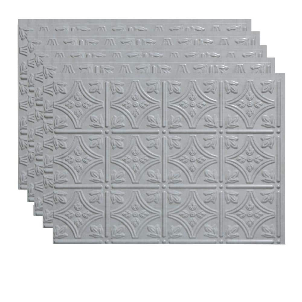 Fasade Cashmere 18 In. X 24 In. Traditional #1 Vinyl Backsplash Panel ...