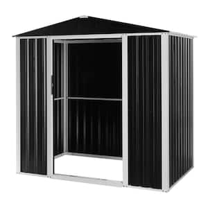 6 ft. W x 4 ft. D Metal Shed with Double Door (23 sq. ft.)