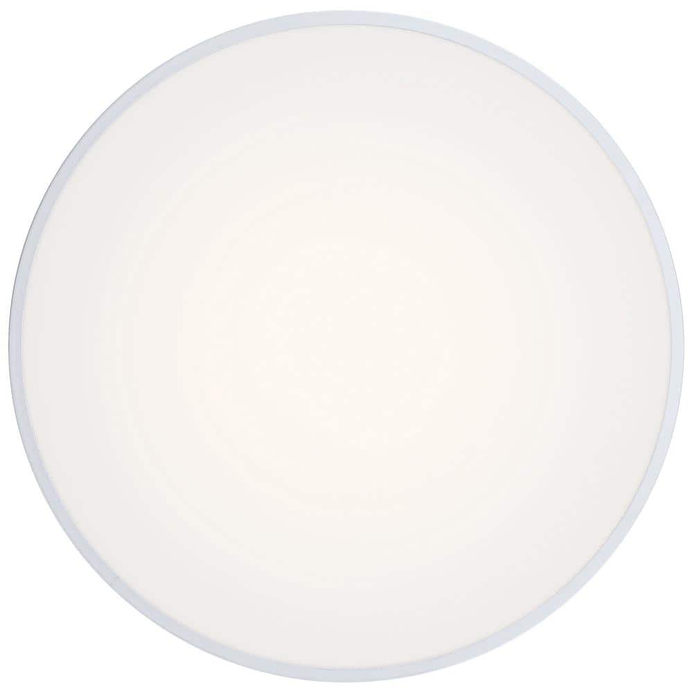 Como 17.75'' Satin LED Flush Mount Ceiling Light