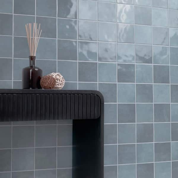 Lakeview Denim 5 in. x 5 in. Glossy Ceramic Wall Tile (734.4 sq. ft./Pallet)