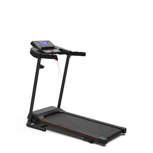 2.5 HP Multi-Function Foldable Electric Treadmill with Holder, Security Key and LCD Display