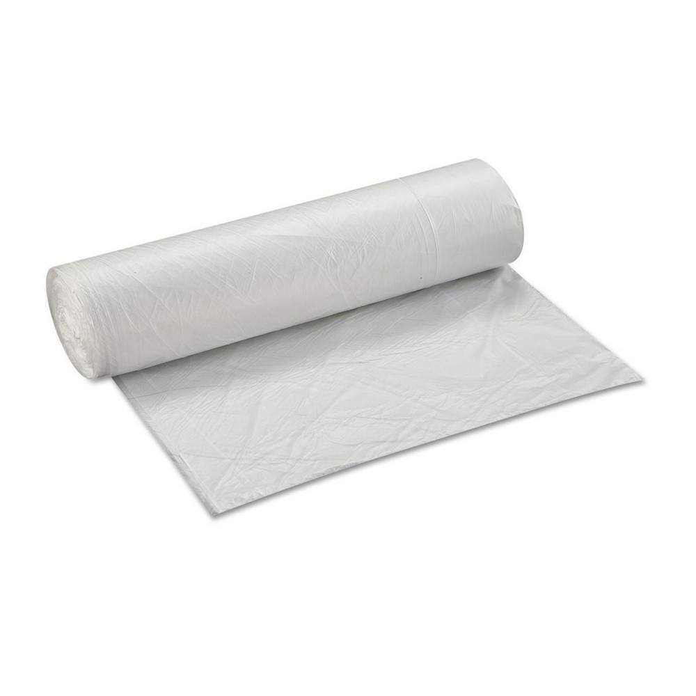 Inteplast Group 60 Gal. High-Density Commercial Can Liners Value Pack 60 Gal 12 Microns 38 In X 58 In Clear 200 Pk