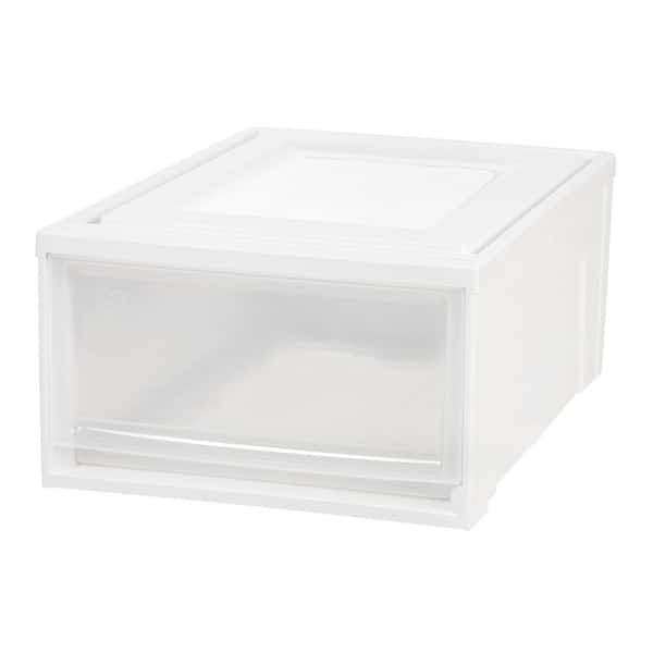 IRIS 15.75 in. x 9 in. White Medium Box Chest Drawer 129771 - The Home Depot