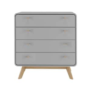 Leva 4-Drawer Dresser - Grey/Grey