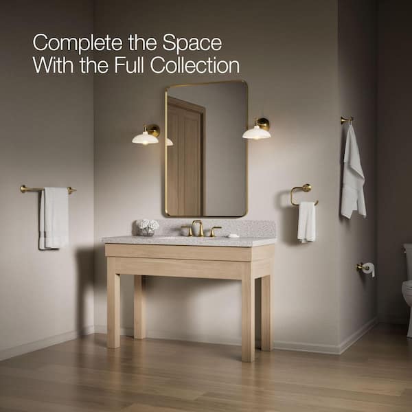 KOHLER Tone Pivoting Toilet Paper Holder in Vibrant Brushed