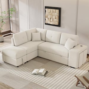 70 in. W Gray Velvet Full Size Convertible 2-Seat Sleeper Sofa Bed Adjustable Loveseat Couch with Adjustable Backrest