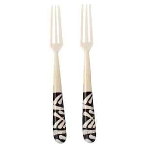 Long Batik Bone Appetizer Fork (Set of 2)