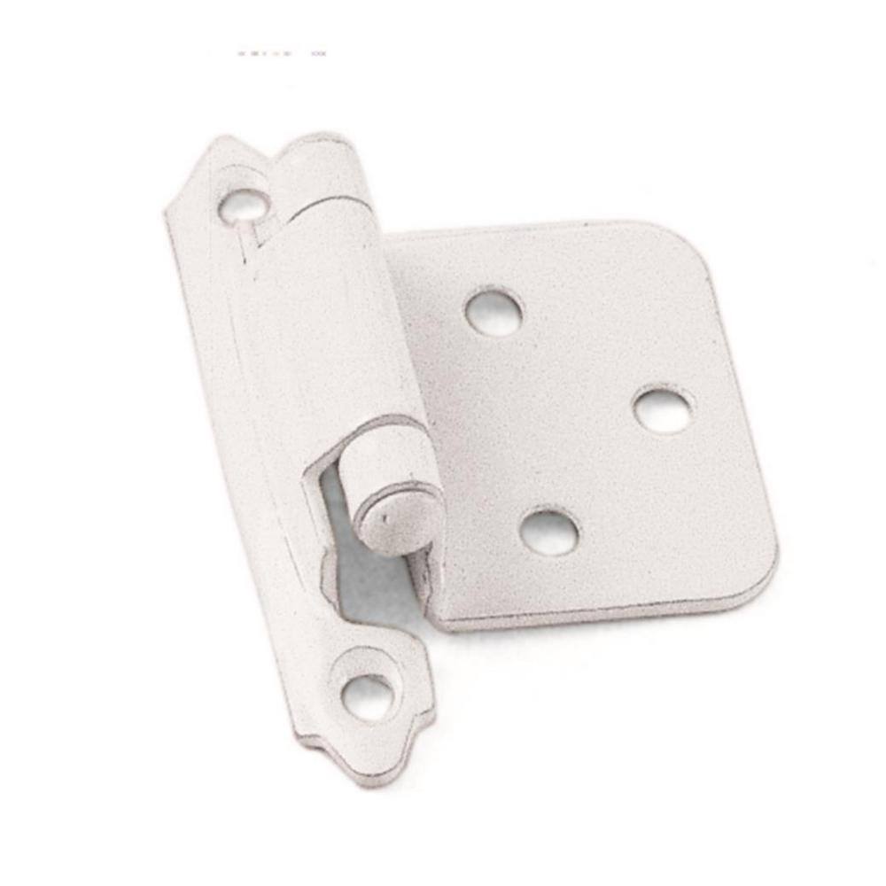 Laurey White SelfClosing Overlay Hinge (1Pair) 28742