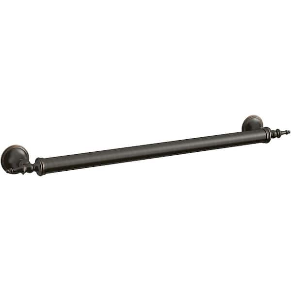KOHLER Decorative 24 in. Grab Bar in Oil-Rubbed Bronze