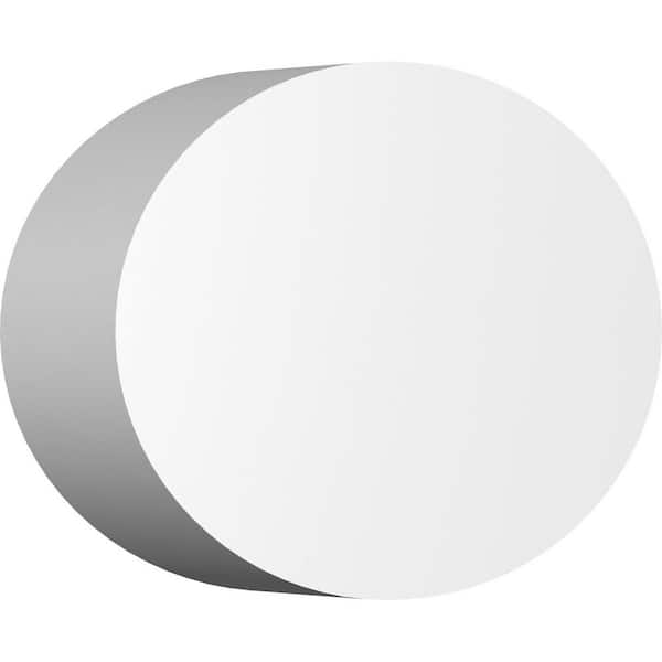 Ekena Millwork 5 in. W x 3-1/4 in. H x 1 in. P Standard Dalton Rosette with Square Edge (2-Pack)