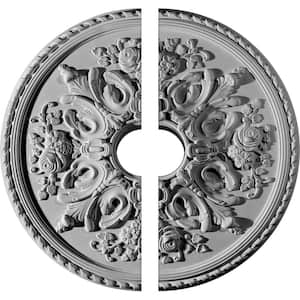 32-5/8 in. x 6 in. x 2 in. Bradford Urethane Ceiling Medallion, 2-Piece (Fits Canopies up to 6-5/8 in.)