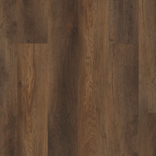 Wayne Canyon Oak 12 MIL x 7 in. W x 60 in. L Waterproof Click Lock Luxury Vinyl Plank Flooring (23.62 sq. ft./Case)