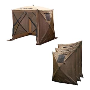 Quick Set Traveler Portable Camping Outdoor Gazebo Canopy Plus 3 Wind Panels