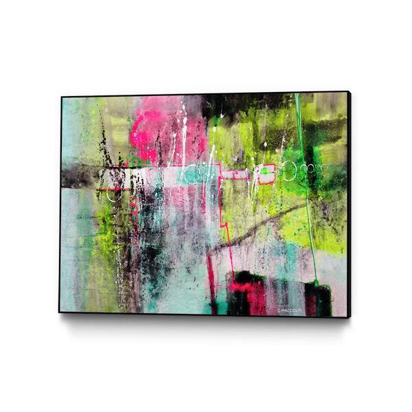 Unbranded "Colorscape 05417" by Carole Malcolm Framed Abstract Wall Art Print 36 in. x 24 in.