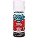 12 oz. Acrylic Lacquer Gloss White Spray Paint (6-Pack)