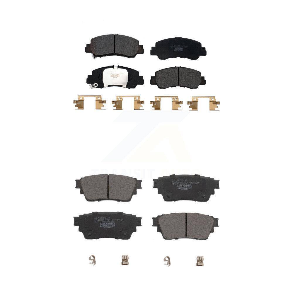 TEC Front Rear Ceramic Brake Pad Kit For Mitsubishi Eclipse Cross With ...