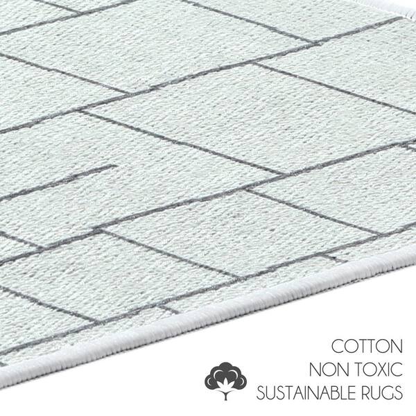 SUSSEXHOME 18 in. x 24 in. White Super-Absorbent Washable Cotton Large Dish  Thin Drying Mat DRY-IMP - The Home Depot
