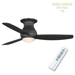 Curva Sky 52 in. Outdoor Graphite Ceiling Fan with Remote Control and LED Light