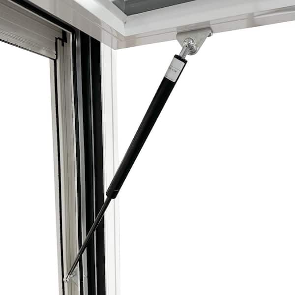 TEZA DOORS Teza 60 in. x 36 in. White Aluminum Low-E Double