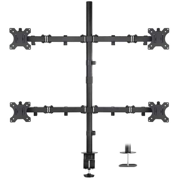 mount-it! Quad Monitor Mount with adjustable height