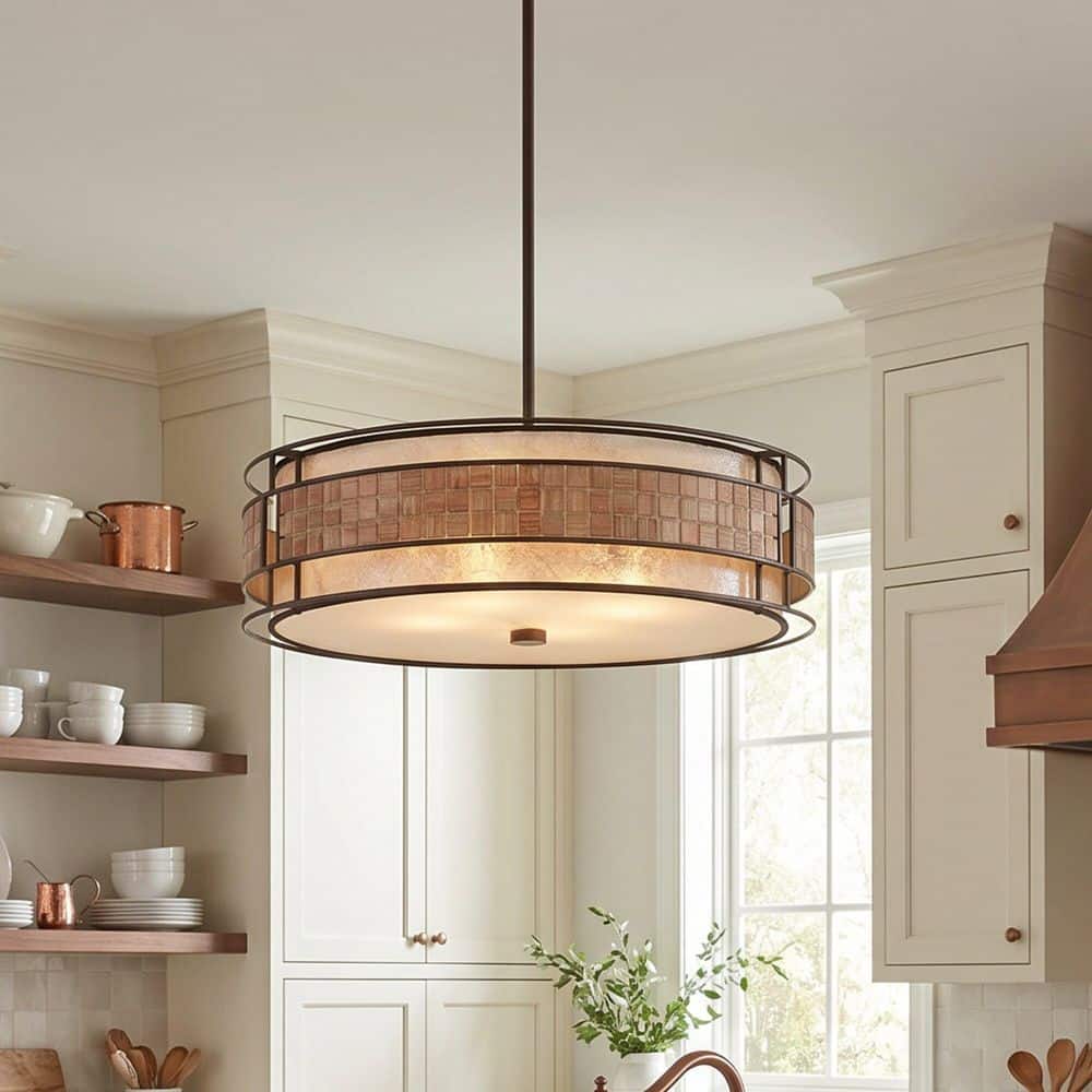 Quoizel Laguna 4-Light Renaissance Copper Pendant MC8420CRC - The