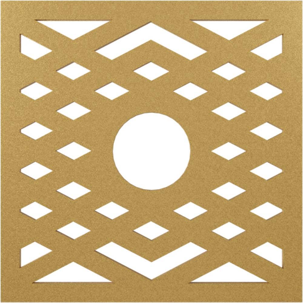 1 in. x 34 in. x 34 in. Chevron Architectural Grade PVC Peirced Ceiling Medallion price history on PriceWatchPro