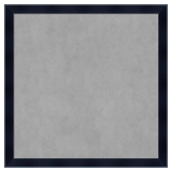 Amanti Art Madison Black 26 in. x 26 in. Framed Magnetic Board