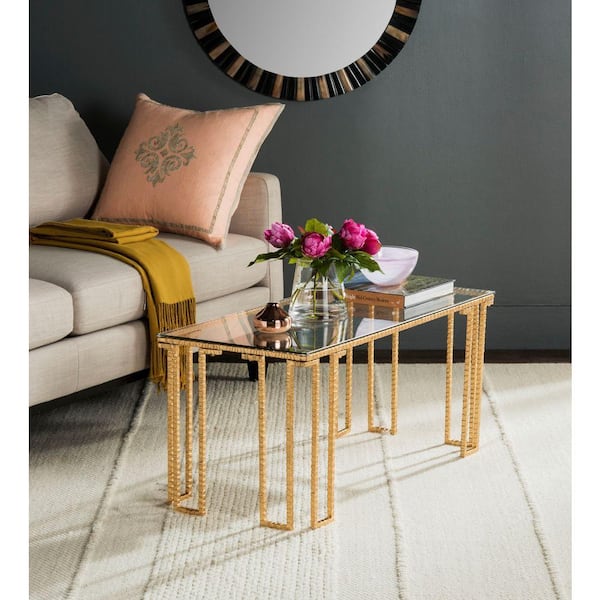 Safavieh Remus Gold Coffee Table