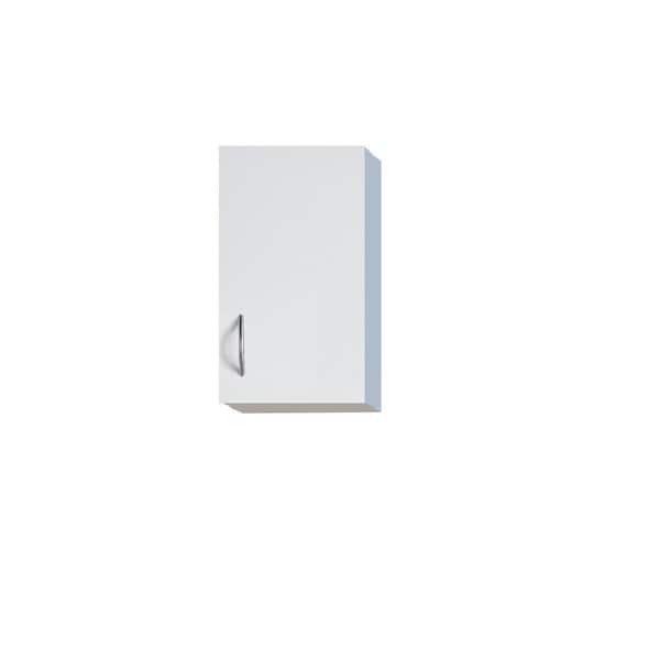 Hampton Bay San Juan Series Assembled 18x24x12 in. Wall Cabinet Right made of High Density PVC in White