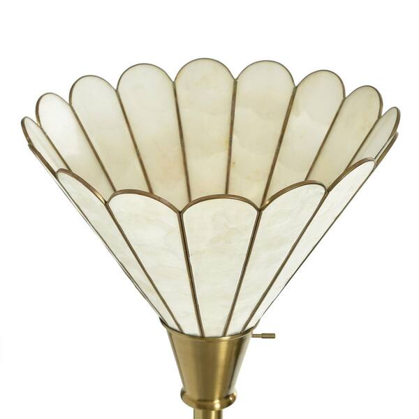 StyleCraft Verity 71 in. Polished Brass 1-Light Standard Floor