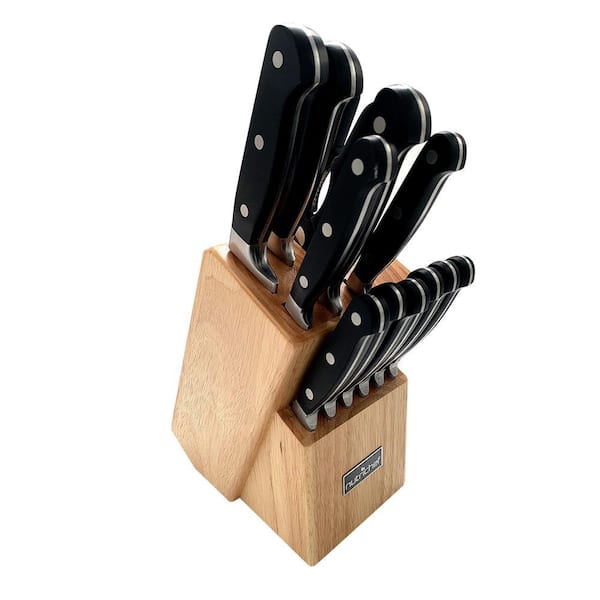 Vvwgkpk 12-Piece Kitchen Knife Set with Wooden Block,Professional Chef  Knife Sets with steak knives,High Carbon German Stainless Steel Knife with