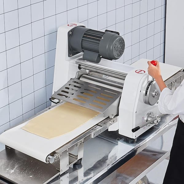 Commercial Dough Sheeter Machine, 19.7 in. Reversible Puff Pastry Sheeter and Fondant Roller, Electric Dough Roller