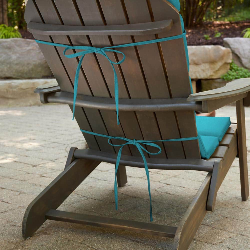 Lake Blue Foam Adirondack Chair Cushions, Set of 2, Polyester