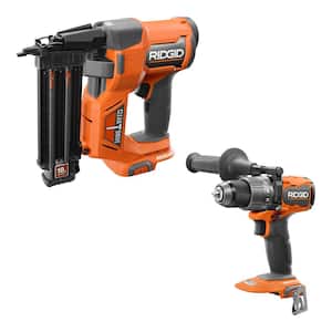 18V Brushless Cordless 18-Gauge 2-1/8 in. Brad Nailer with Brushless Cordless 1/2 in. Drill/Driver (Tools Only)