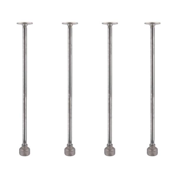 Reviews For Pipe Decor 1 2 In X Ft, Industrial Pipe Table Legs Home Depot