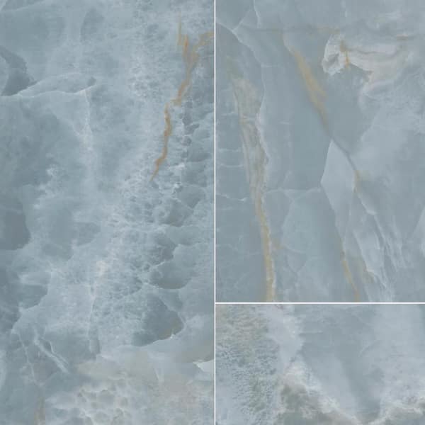 MSI Bivara 24 in. x 48 in. Polished Porcelain Onyx Look Floor and