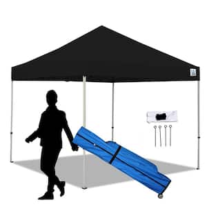 Festival 10 ft. W x 10 ft. D Instant Canopy in Black