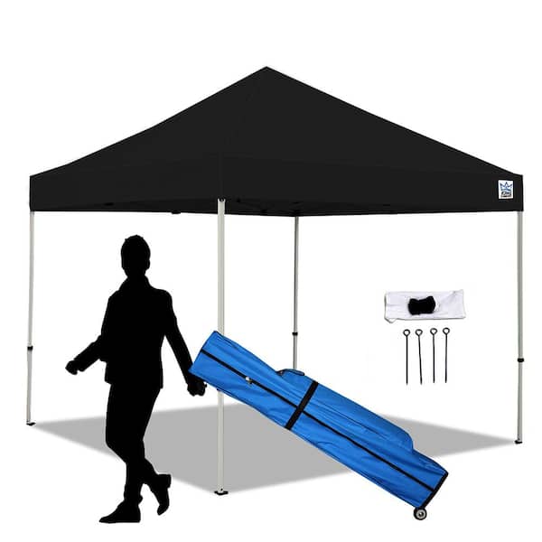 King Canopy Festival 10 ft. W x 10 ft. D Instant Canopy in Black