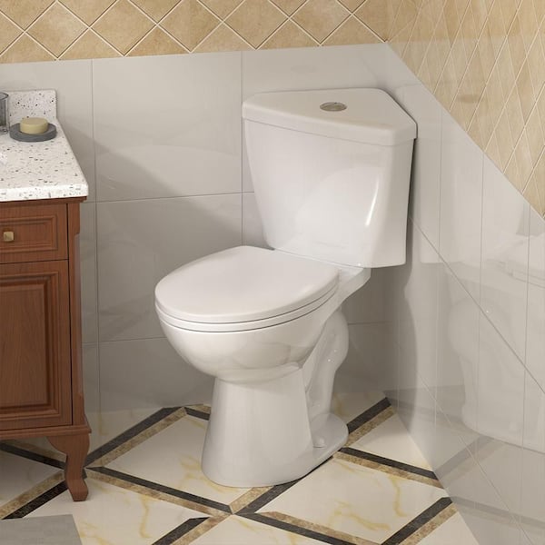 T−FAL KO6208JP Zurn White Touchless Flush Elongated Standard Height 1-Piece