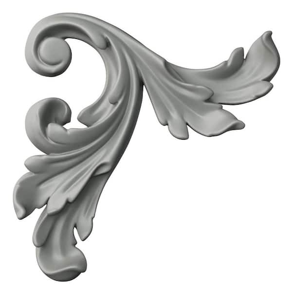 Ekena Millwork 0.88 in. x 5.5 in. x 5.63 in. Polyurethane Applique and Onlay Moulding