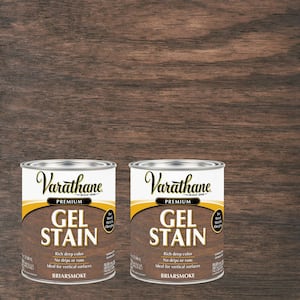 1-Quart Briarsmoke Semi-Transparent Gel Interior Wood Stain (Case of 2)