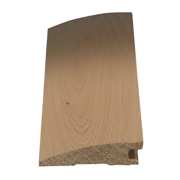 ASPEN FLOORING Lebanon 0.375 in. Thick x 2 in. Width x 77 in. Length Flush Reducer European White Oak Hardwood Trim