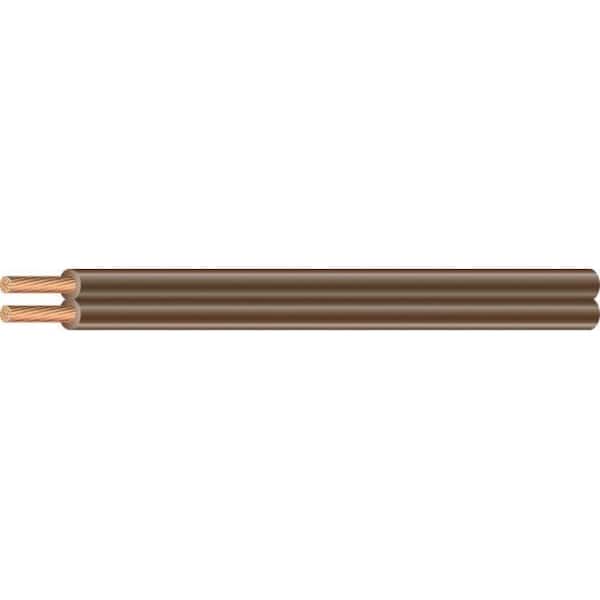 Southwire By-the-Foot 16/2 Brown Stranded CU SPT-2 Lamp Wire