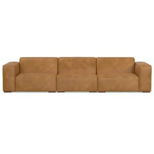 Rex 3-Seater Modular Sofa in Genuine Leather