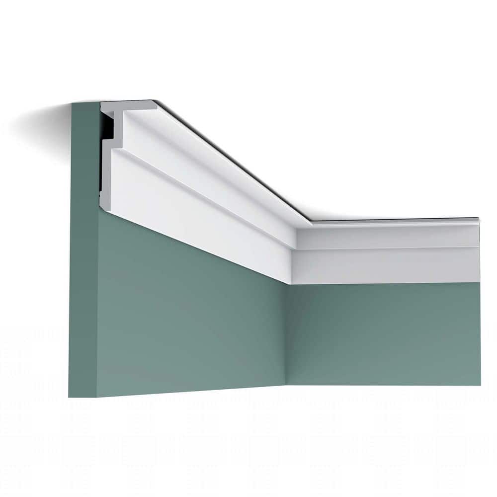 Primed White Polystyrene Crown Moulding Set of 12