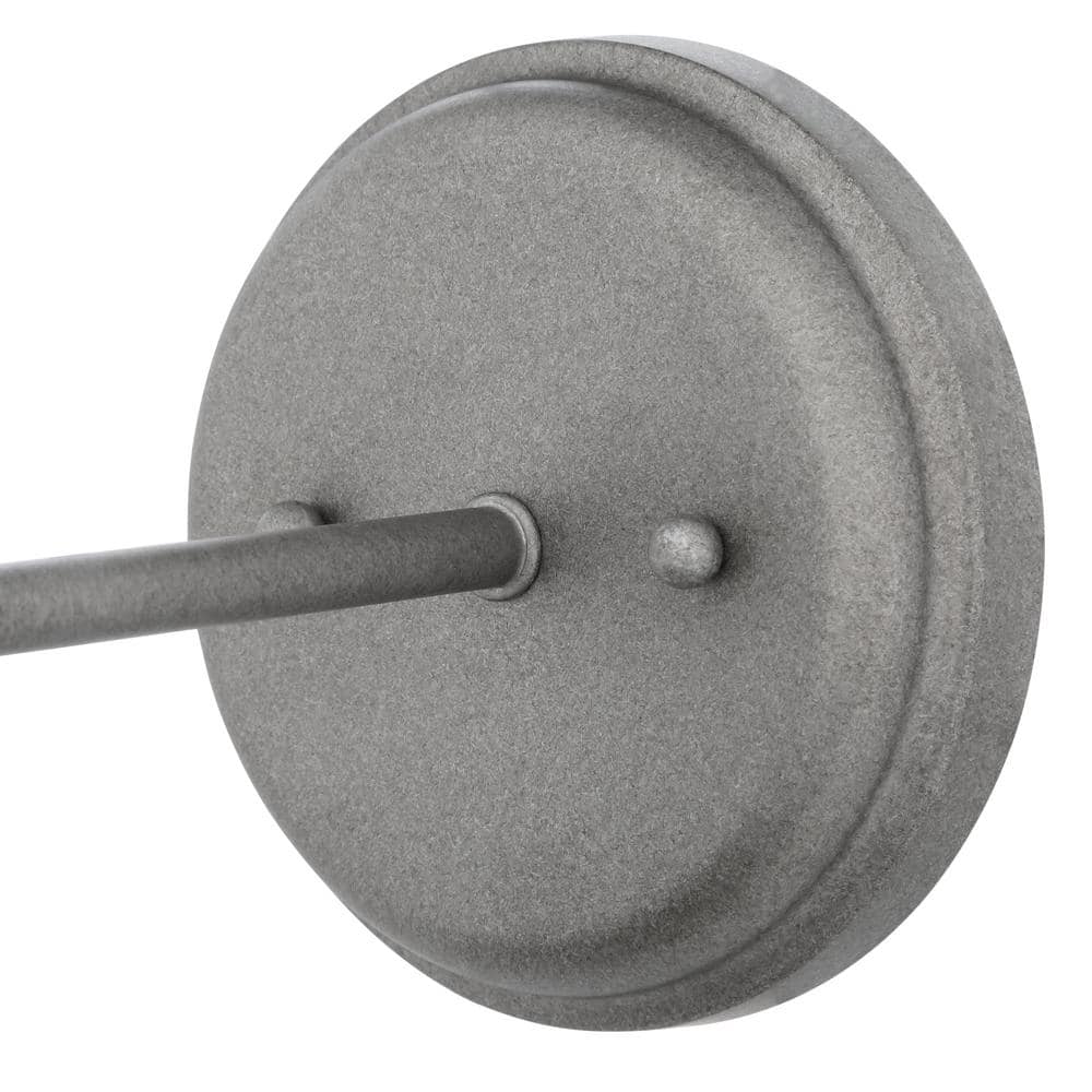 Kimball Galvanized Steel 1-Light Industrial Wall Sconce