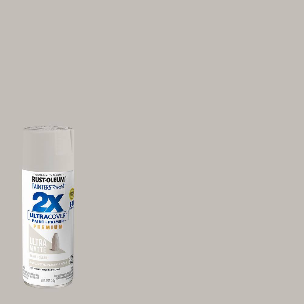 RustOleum Painter's Touch 2X 12 oz. Matte Sand Dollar General Purpose Spray Paint 372274 The